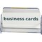 Oic Business Card Holder, 3-7/8"x1-7/8"x2-3/8", Clear OIC97832 - alternate 3